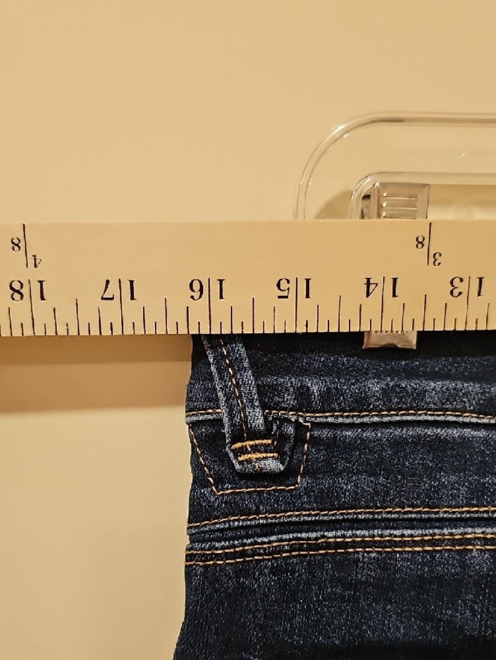 Democracy AbSolution Skyrise Repreve Side Seam Wide Leg Jeans; EUC; Size 12 - Picture 11 of 13